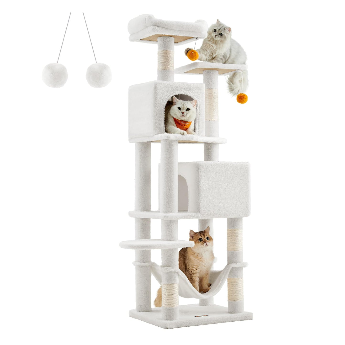 Cat Tree 2 Perches 2 Caves