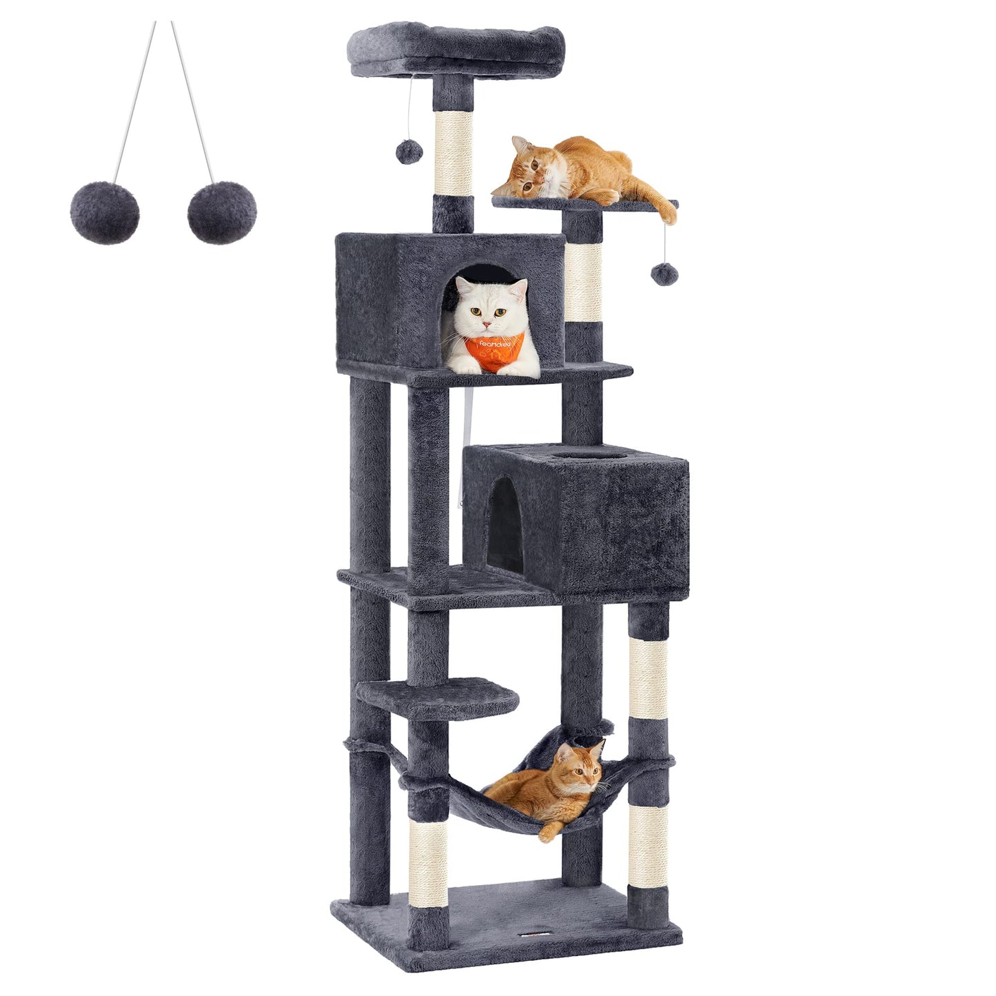 Cat Tree 2 Perches 2 Caves