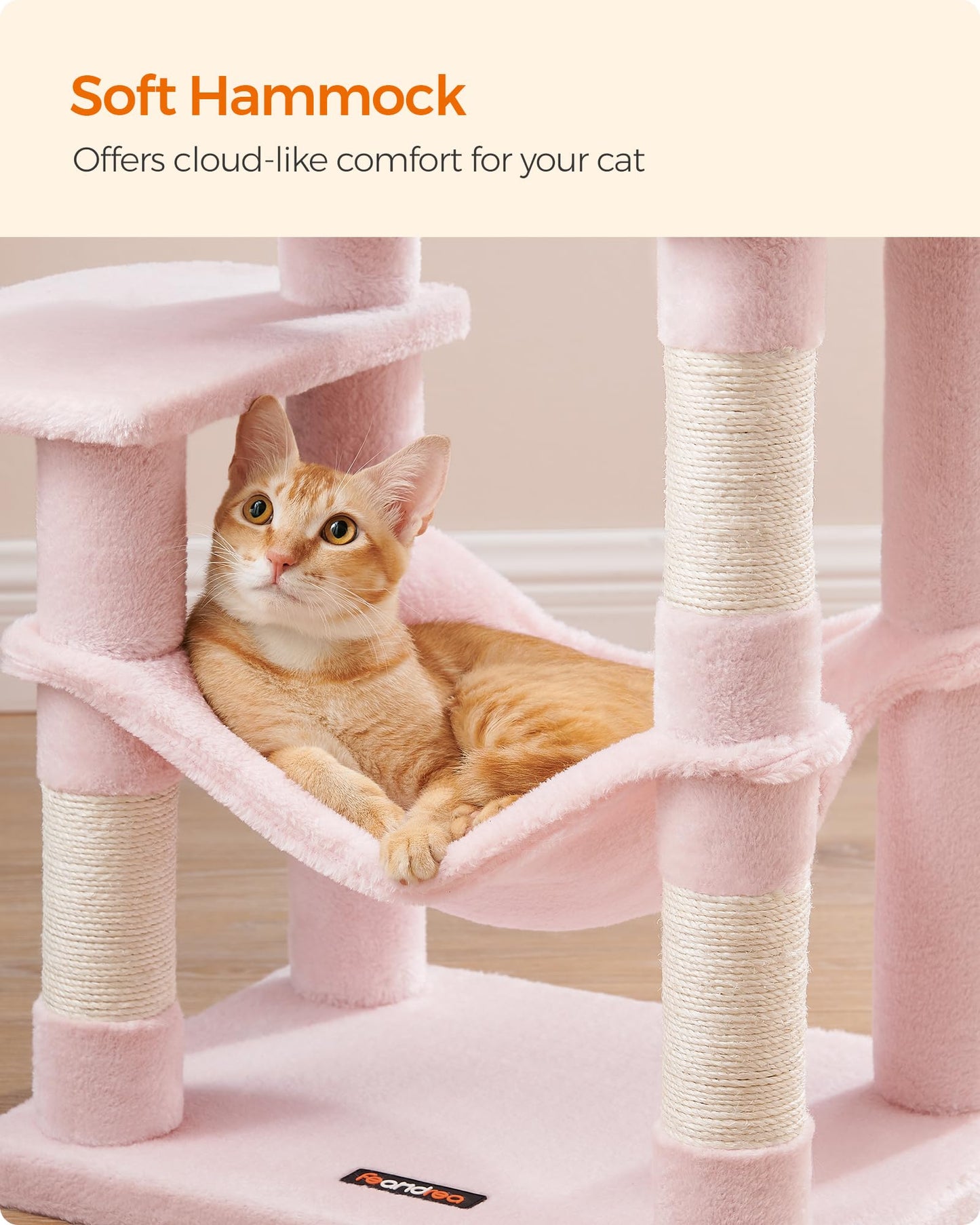 Cat Tree 2 Perches 2 Caves
