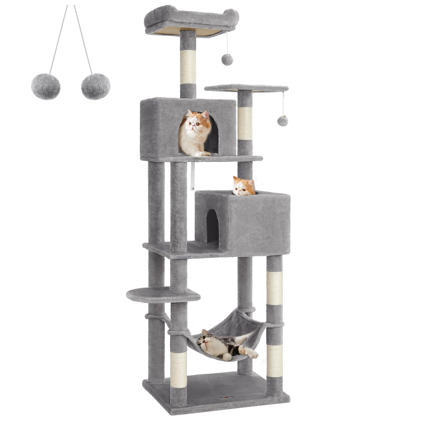 Cat Tree 2 Perches 2 Caves