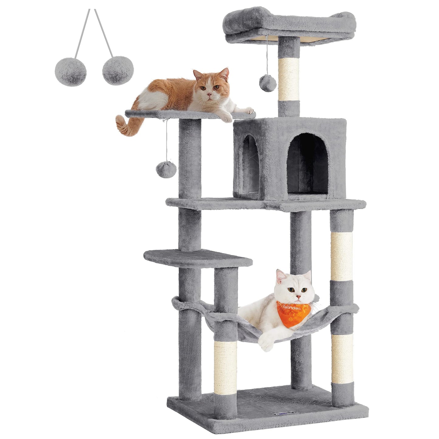 Cat Tree 2 Perches 2 Caves