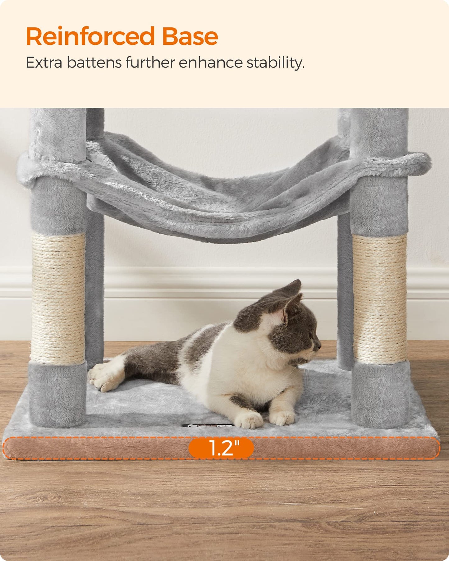 Cat Tree 2 Perches 2 Caves