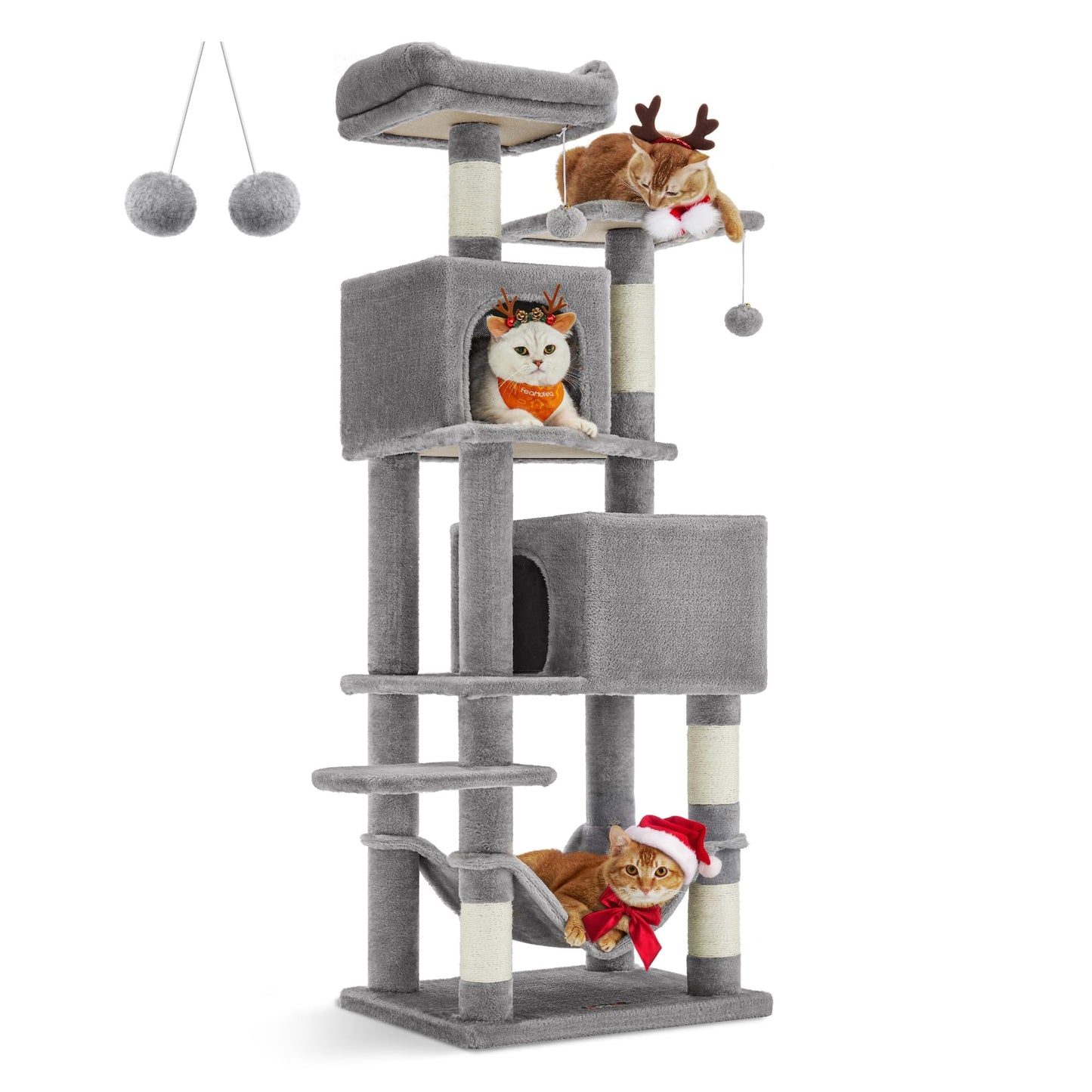 Cat Tree 2 Perches 2 Caves