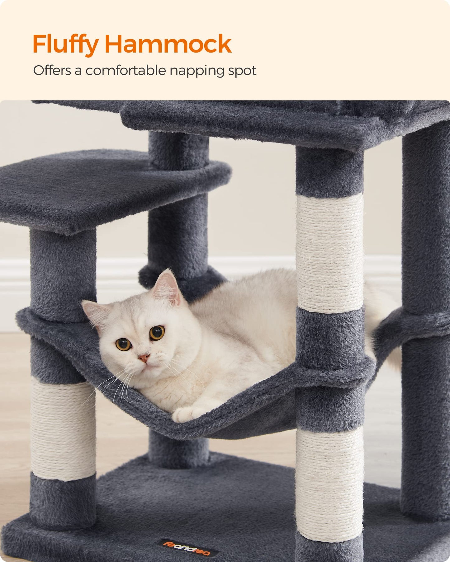 Cat Tree 2 Perches 2 Caves