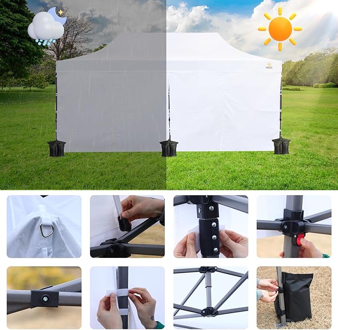 10 x 20 FT Outdoor Popup Party Tent