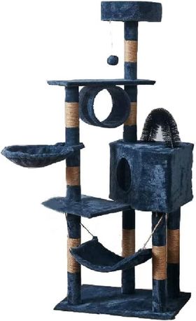 MMW Cat Tree and Tower Cat Castle Toy, Cat Climbing Wall Shelf Cat House Cat Toy Jumping Pet Home