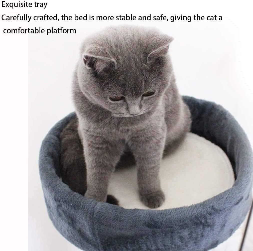 MMW Cat Tree and Tower Cat Castle Toy, Cat Climbing Wall Shelf Cat House Cat Toy Jumping Pet Home