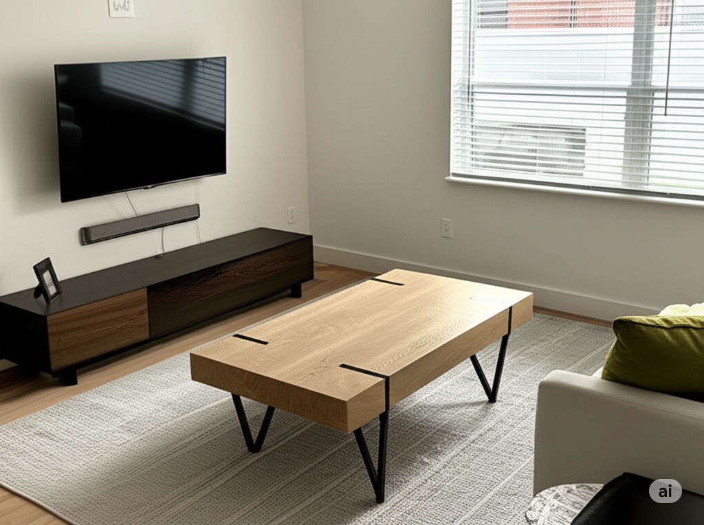 Solid Wood Coffee Table