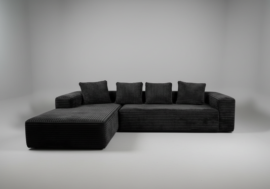 L-shape Sofa Bed, 104", Compressed Memory Foam Couch, boneless couch, free delivery