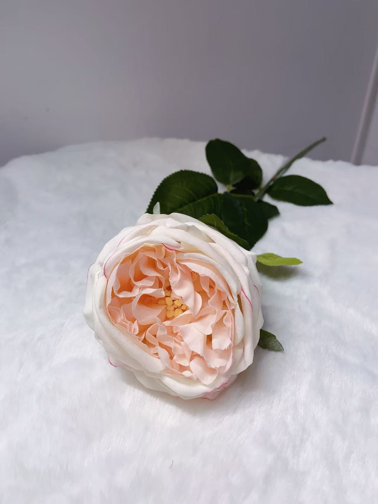 Rose Artifical Flowers With Realistic Texture (with 1 Head)
