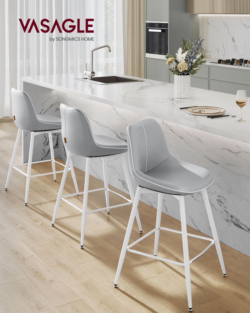 Set of 2 Counter Height Bar Stools