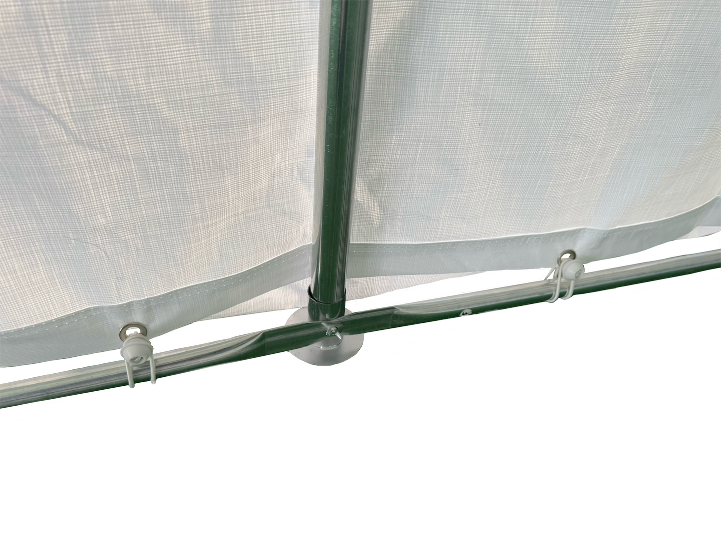 20' x 20' 重型派对帐篷、车棚车库顶篷、带可拆卸侧壁的露台凉亭 - 白色