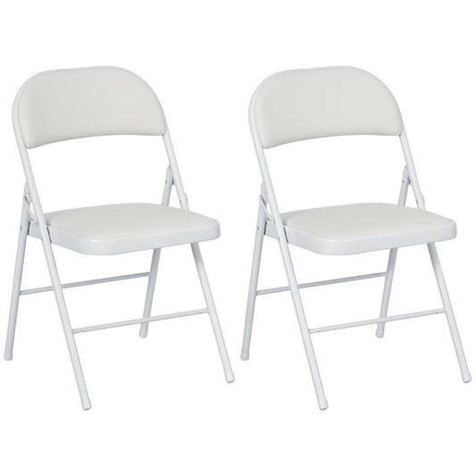 Padded Folding Chairs with Padded Seat
