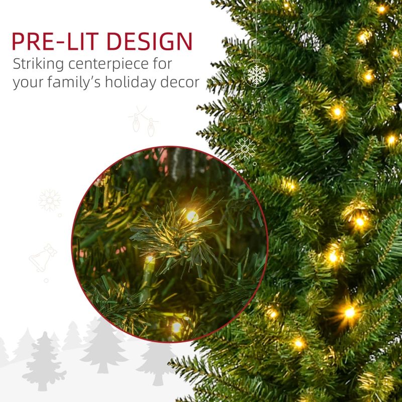 6 FT Chritmas tree with Led