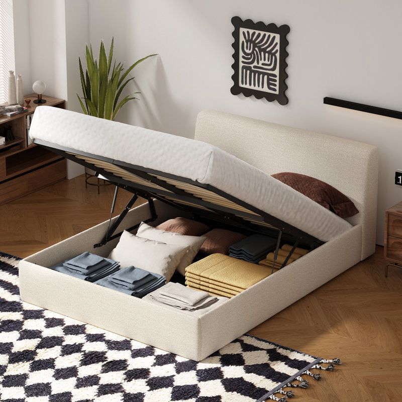 Harper Hydraulic Lift Up Storage Bed King Size