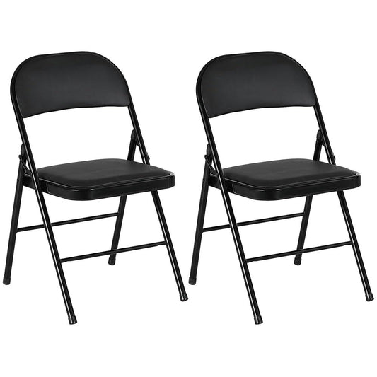 Padded Folding Chairs with Padded Seat