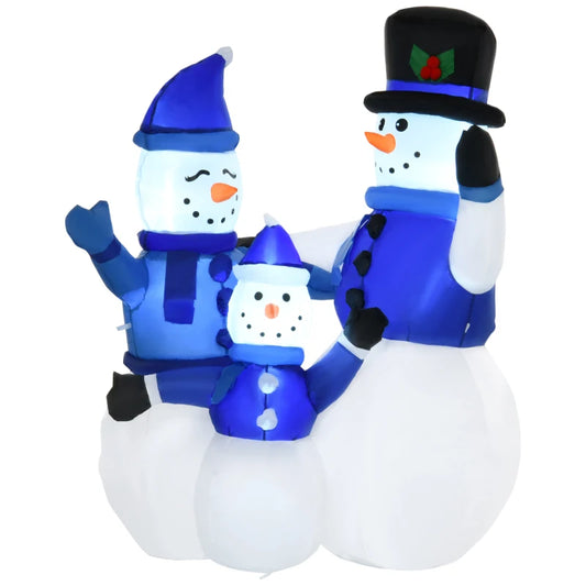 1.2 米高大型 LED 灯圣诞节充气雪人家庭户外室内节日装饰品