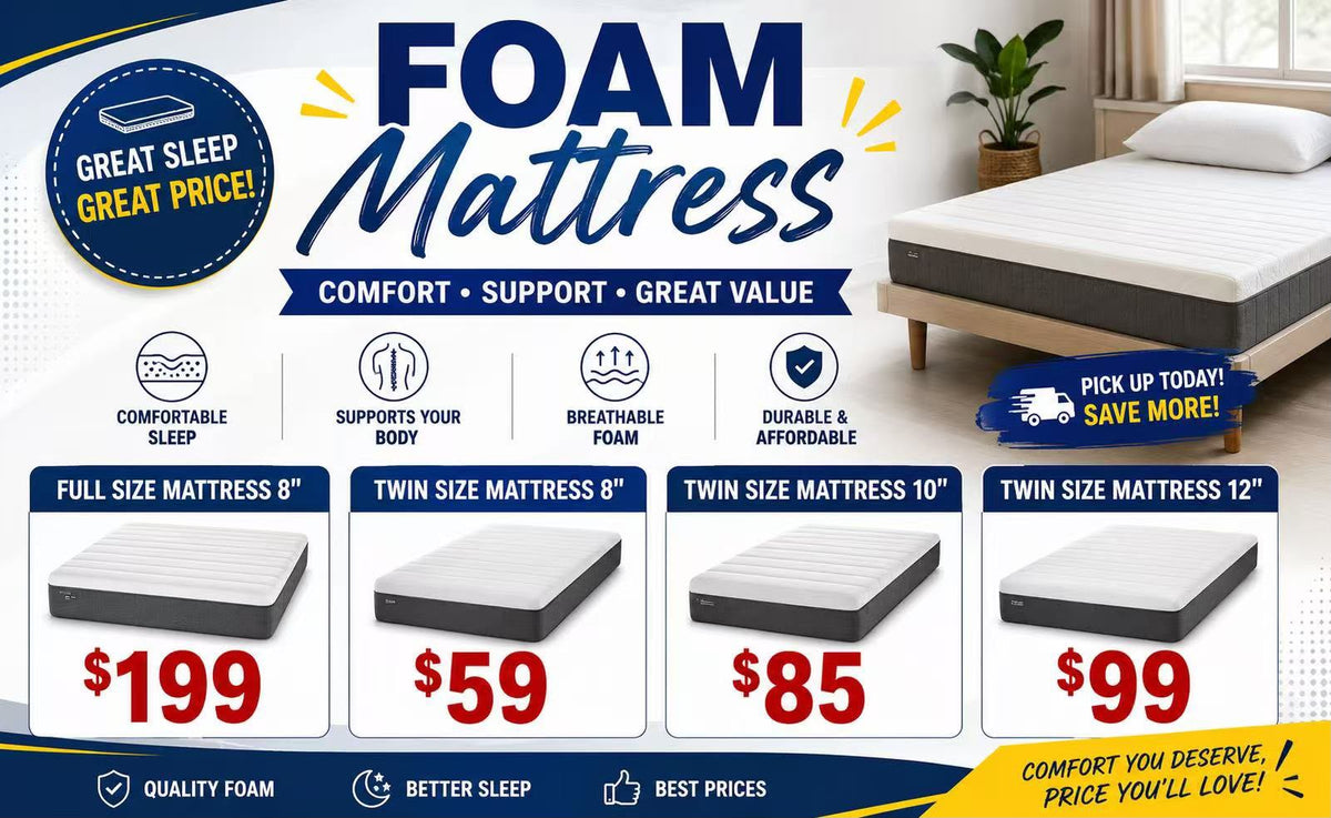 Mattress Start From CAD 59, Now or Never Multi Market World Inc.