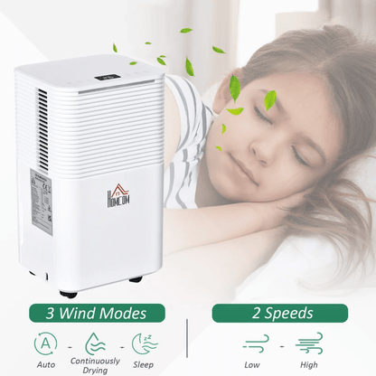 1500 sq.Ft Portable Quiet Dehumidifier for Home Laundry Room Bedroom Basement, 25pt Electric Moisture Air De-Humidifier with 3 Modes