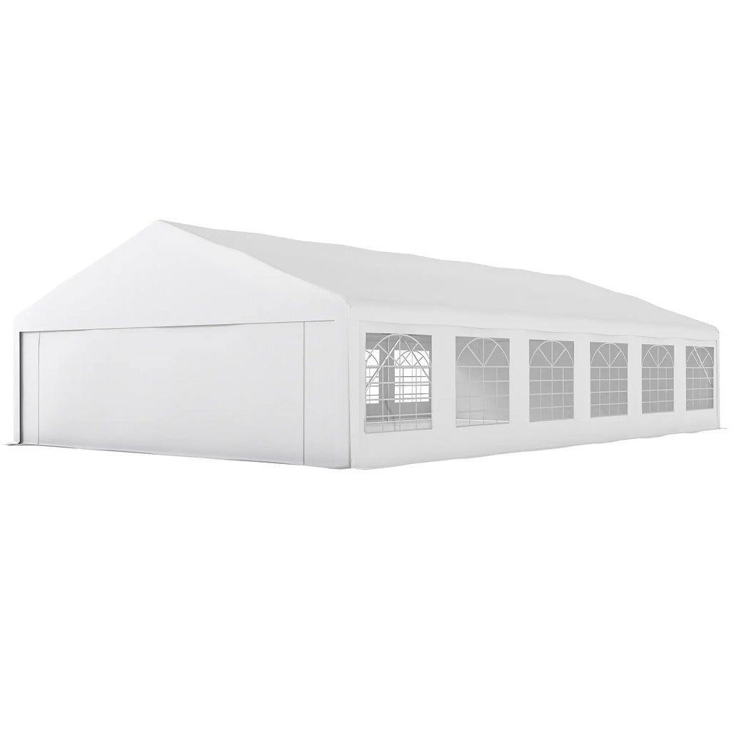 Large Outdoor Event Party Tent – 23' x 39' Commercial Wedding Canopy with Clear Church Windows Multi Market World Inc.