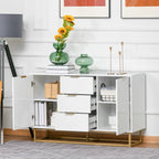 3-Drawer Sideboard, Contemporary Buffet Cabinet Multi Market World Inc.