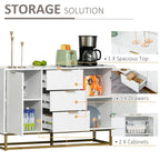 3-Drawer Sideboard, Contemporary Buffet Cabinet Multi Market World Inc.