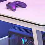 Gaming Table 120 * 60 * 75cm, Office Desk with Ergonomic Design Multi Market World Inc.