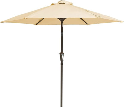 Outdoor Patio Umbrella, 7.5 FT, Dual-Vented Canopy with Crank and Tilt Function Pool, Deck, and Backyard