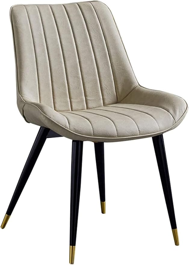 Dining Chairs Upholstered Faux Leather Seat Set of 4 Multi Market World Inc.