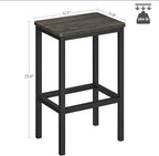 High Dining Table set for 2, 2 Counter Barstools and 1 High Table Multi Market World Inc.