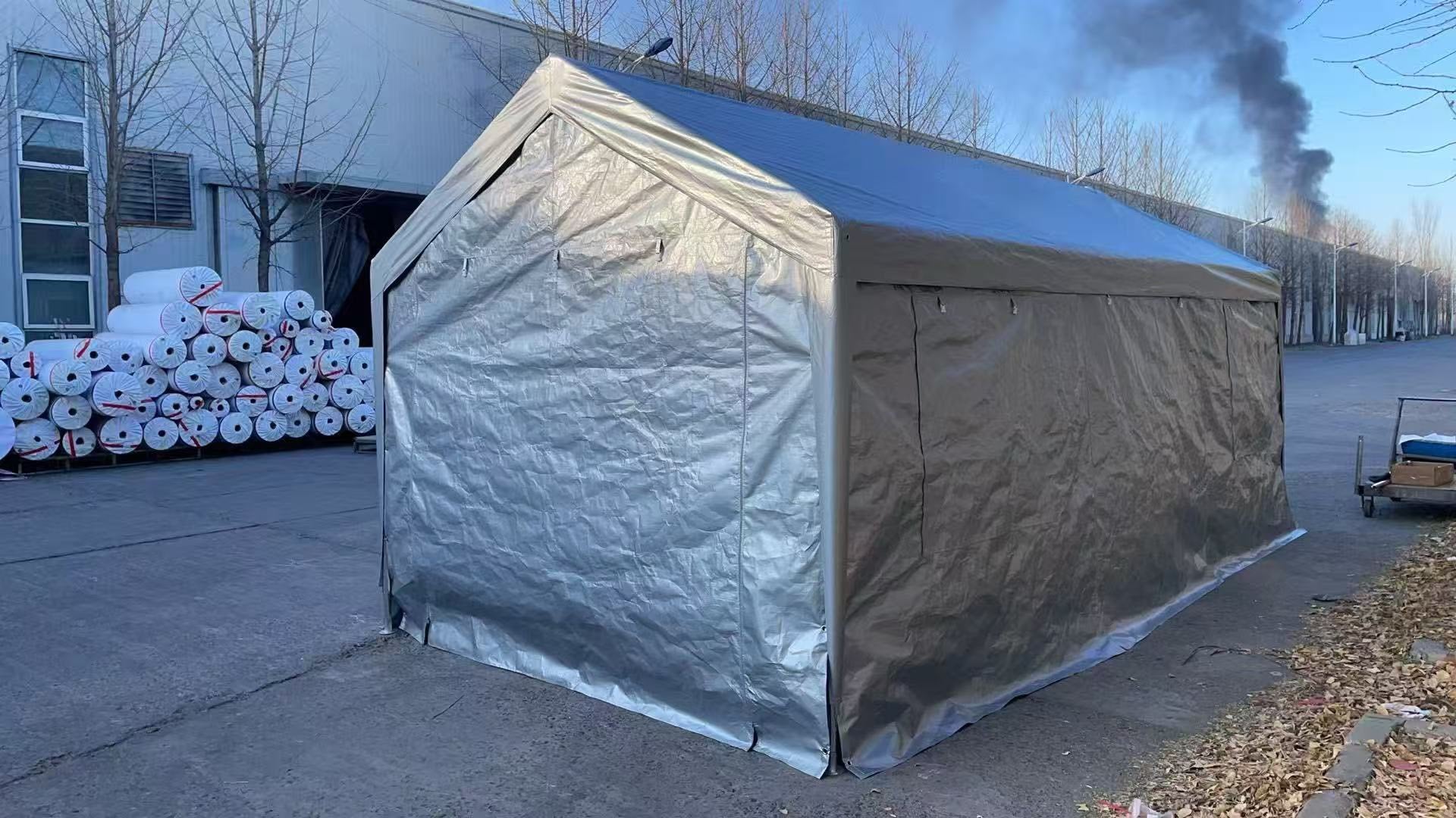 10 x 20 FT Heavy Duty Steel Silver Party Tent,  with Removable Sidewalls Multi Market World Inc.