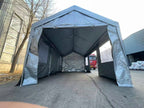 10 x 20 FT Heavy Duty Steel Silver Party Tent,  with Removable Sidewalls Multi Market World Inc.