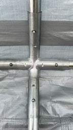 10 x 20 FT Heavy Duty Steel Silver Party Tent,  with Removable Sidewalls Multi Market World Inc.