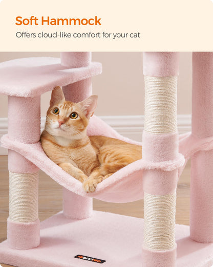 Cat Tree 2 Perches 2 Caves