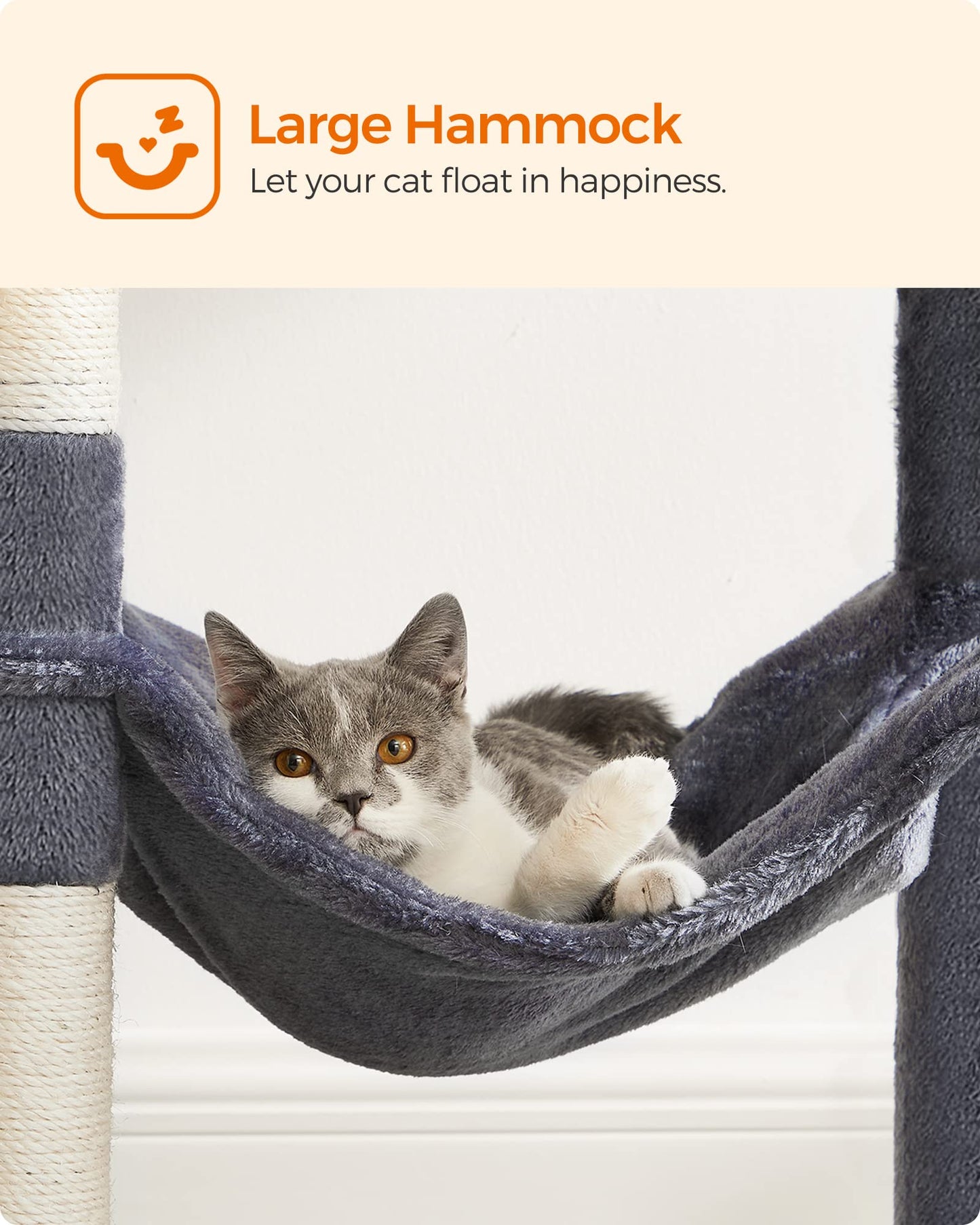 Cat Tree 2 Perches 2 Caves
