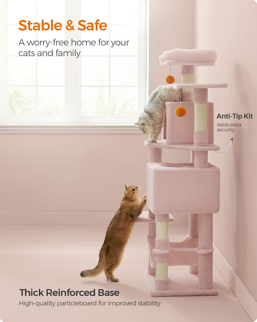 Cat Tree 2 Perches 2 Caves Multi Market World Inc.