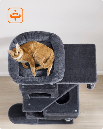 Cat Tree 2 Perches 2 Caves