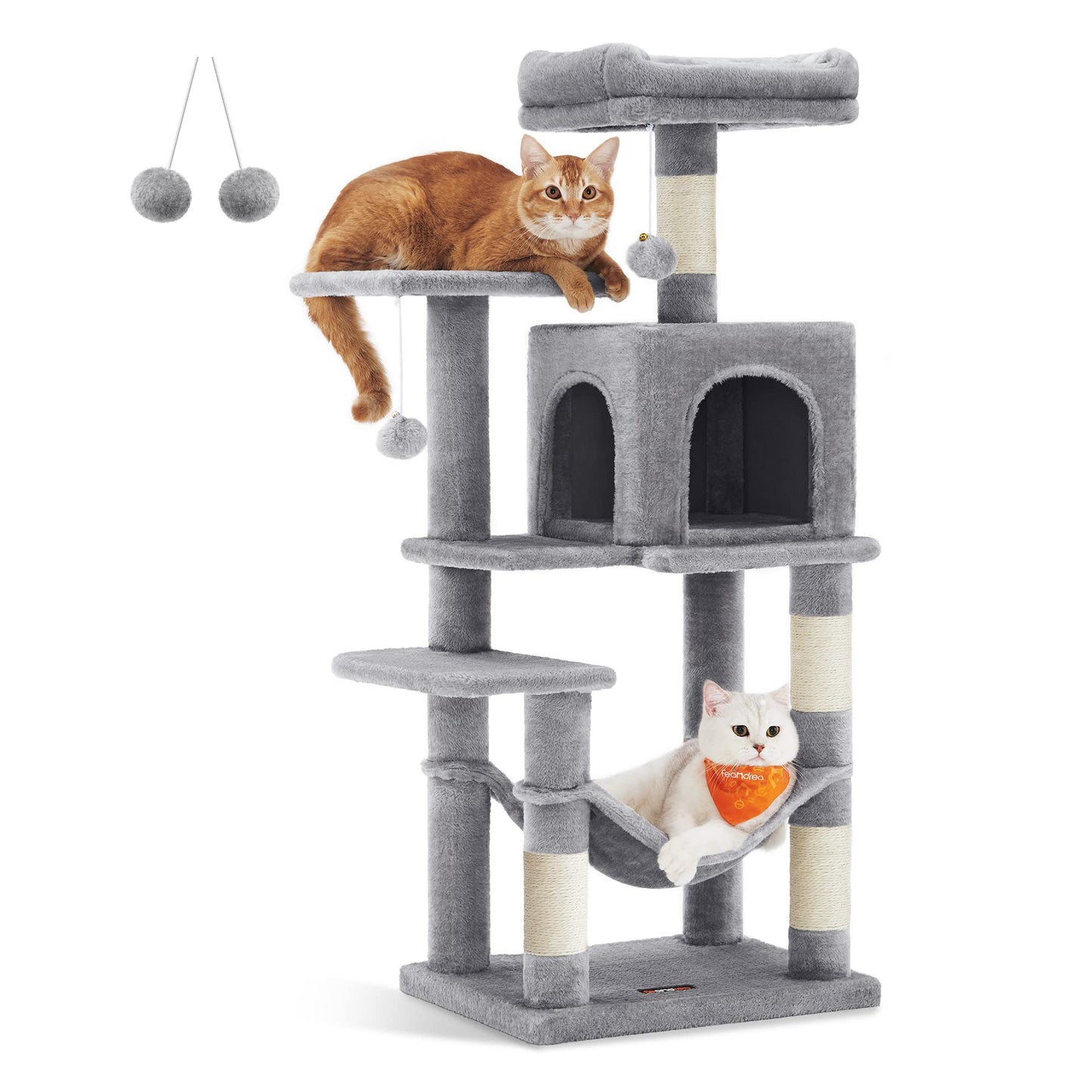 Cat Tree 2 Perches 2 Caves