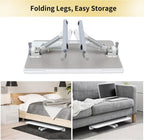Adjustable Laptop Bed Desk with LED Light & Storage Drawer, Portable Lap Table Stand Multi Market World Inc.