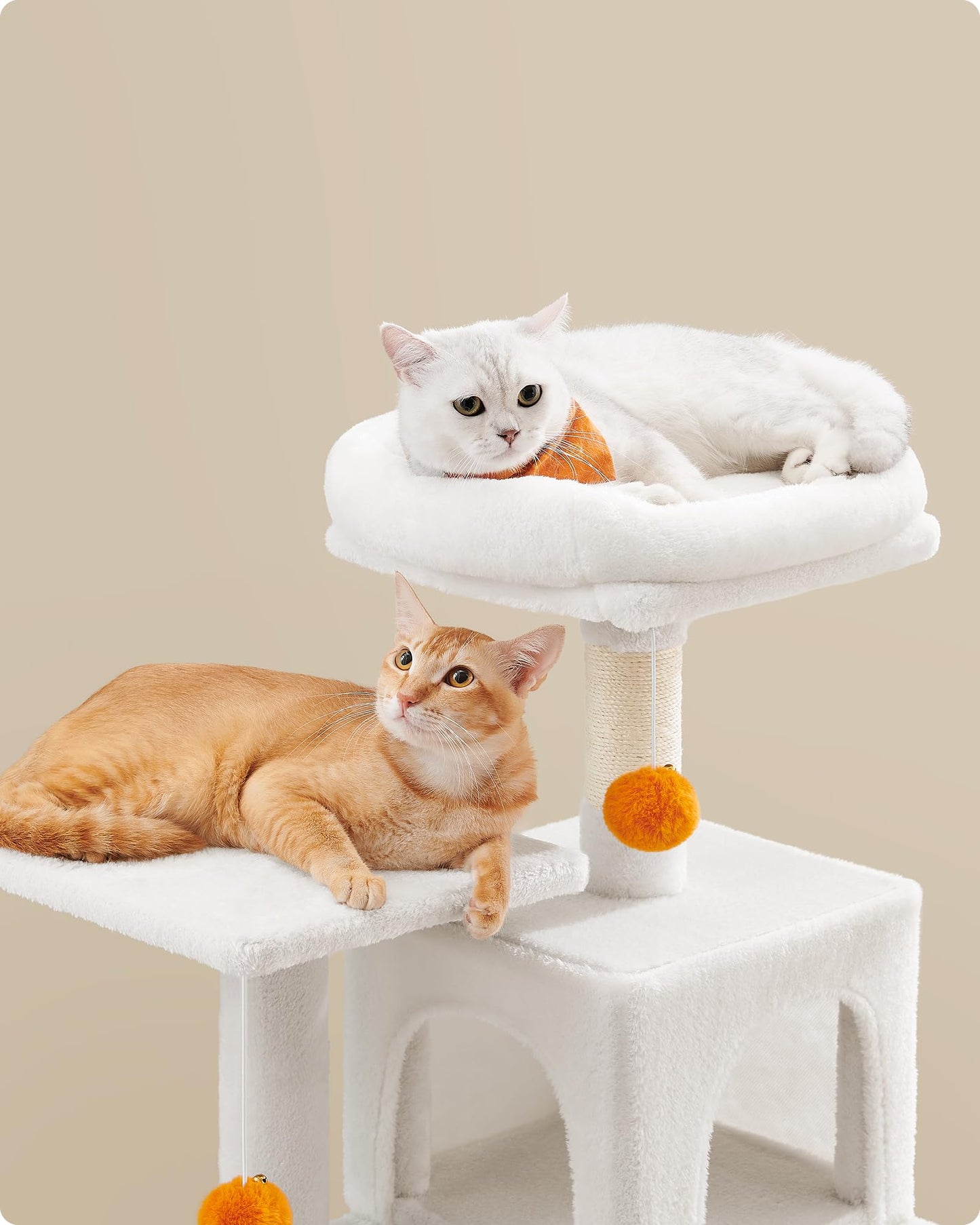 Cat Tree 2 Perches 2 Caves