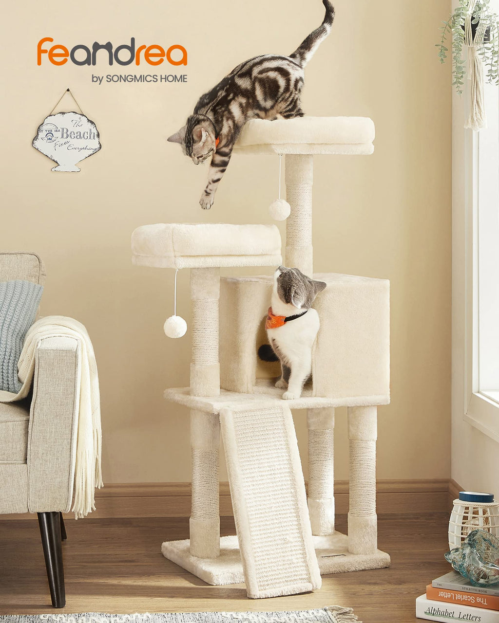 Cat Tree 2 Perches 2 Caves Multi Market World Inc.
