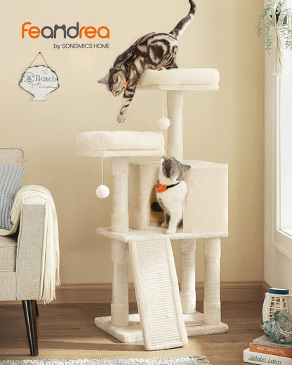 Cat Tree 2 Perches 2 Caves