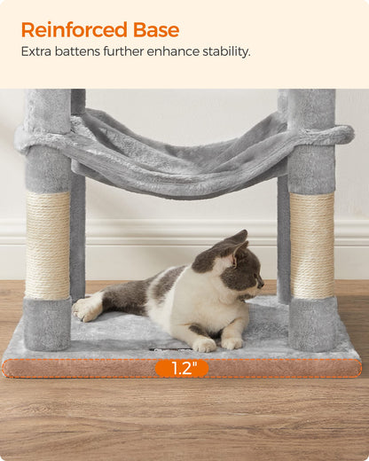 Cat Tree 2 Perches 2 Caves