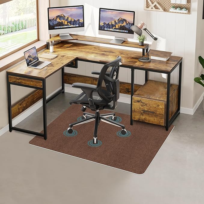 39" X 55" , Office Chair Mat, Carpet , Rug ,  Non Slip Floor Protector Multi Market World Inc.