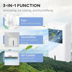 Portable Ice Cooling Fan with remote Multi Market World Inc.