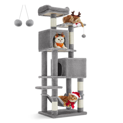 Cat Tree 2 Perches 2 Caves