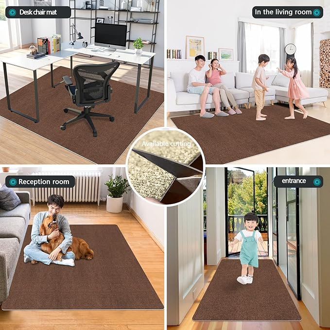 39" X 55" , Office Chair Mat, Carpet , Rug ,  Non Slip Floor Protector Multi Market World Inc.