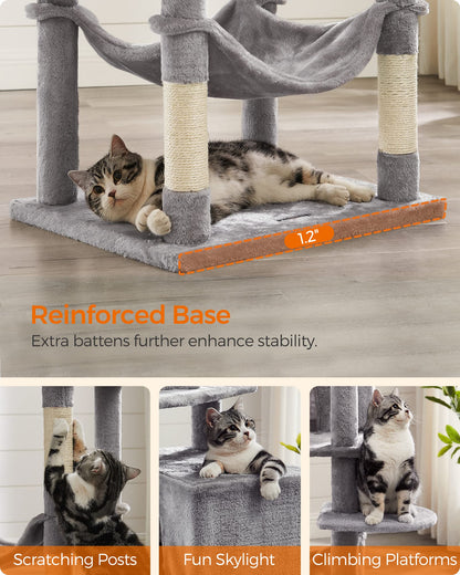 Cat Tree 2 Perches 2 Caves