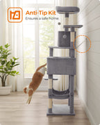 Cat Tree 2 Perches 2 Caves Multi Market World Inc.