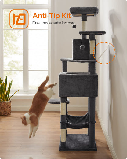 Cat Tree 2 Perches 2 Caves